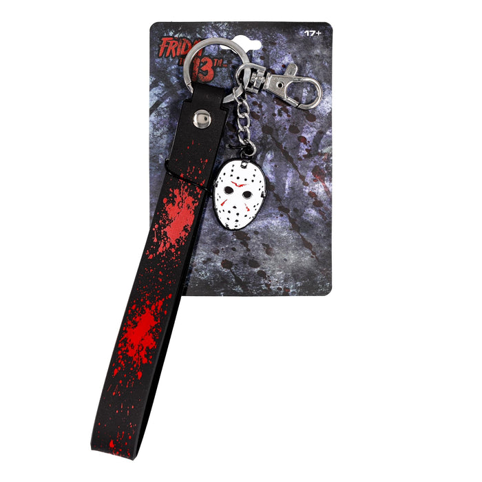 Friday The 13th - Jason Voorhees Mask Enamel Keychain with Lanyard Strap