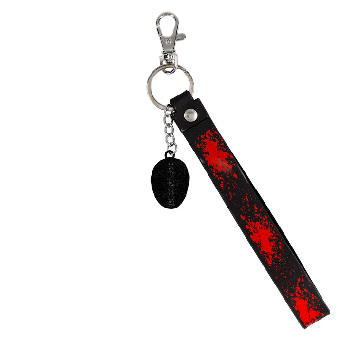 Friday The 13th - Jason Voorhees Mask Enamel Keychain with Lanyard Strap