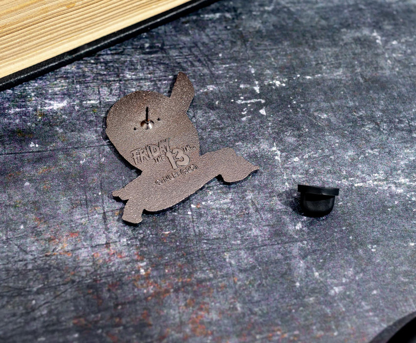 Friday The 13th - Jason Voorhees Mask with Machete Enamel Pin