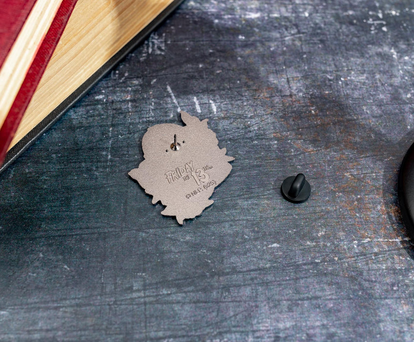 Friday The 13th - Jason Voorhees Mask Traditional Tattoo Enamel Pin
