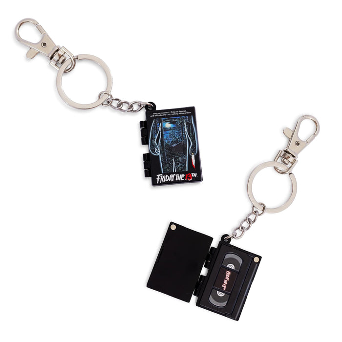 Friday The 13th Movie Poster VHS Tape Keychain