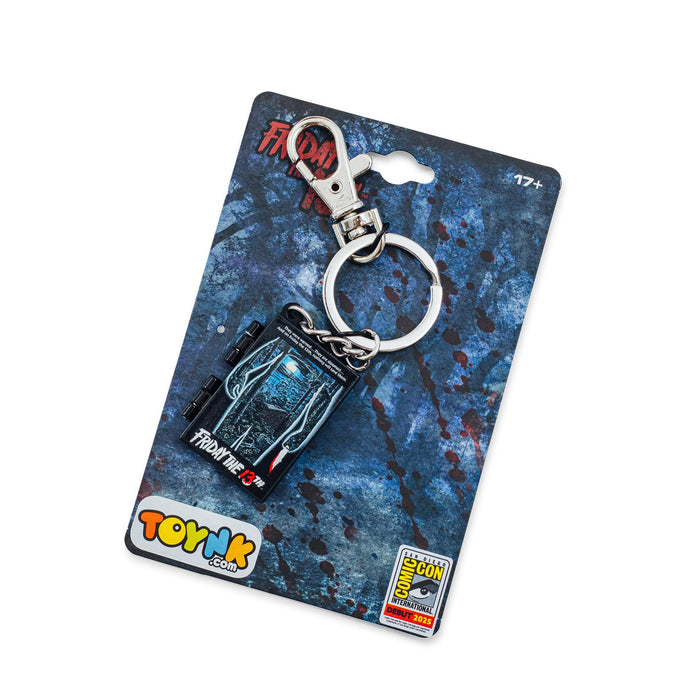 Friday The 13th Movie Poster VHS Tape Keychain