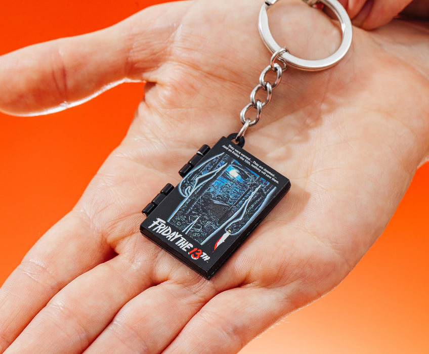 Friday The 13th Movie Poster VHS Tape Keychain