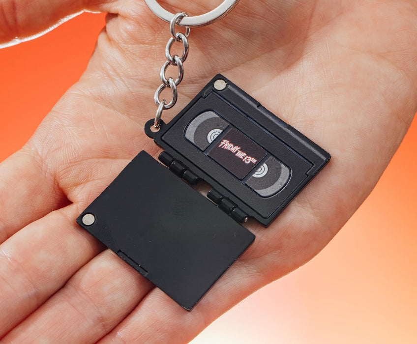 Friday The 13th Movie Poster VHS Tape Keychain