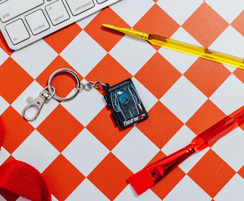 Friday The 13th Movie Poster VHS Tape Keychain