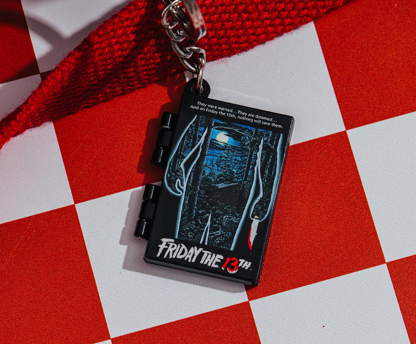 Friday The 13th Movie Poster VHS Tape Keychain