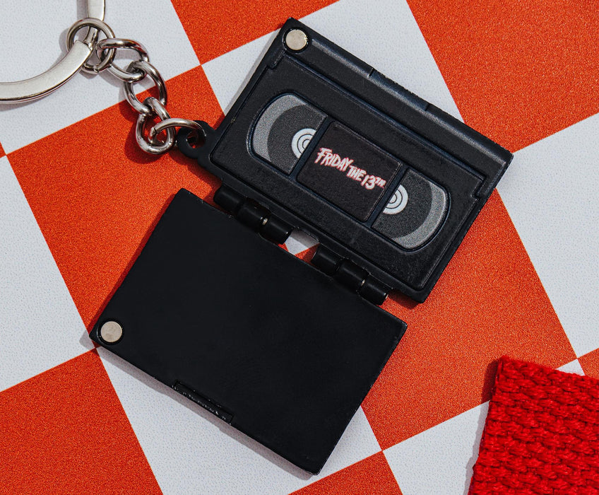 Friday The 13th Movie Poster VHS Tape Keychain