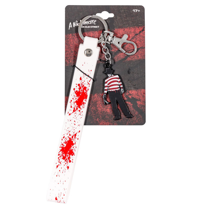 A Nightmare on Elm Street - Freddy Krueger Enamel Keychain with Lanyard Strap