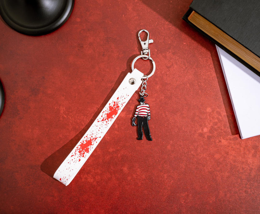 A Nightmare on Elm Street - Freddy Krueger Enamel Keychain with Lanyard Strap