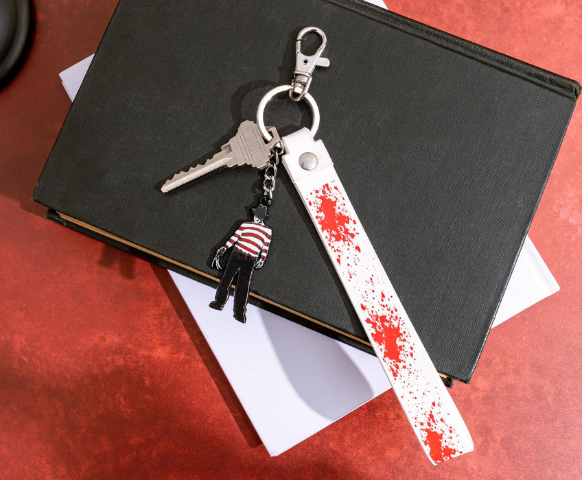 A Nightmare on Elm Street - Freddy Krueger Enamel Keychain with Lanyard Strap