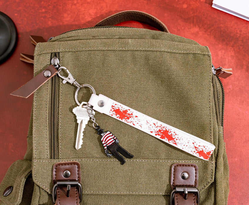 A Nightmare on Elm Street - Freddy Krueger Enamel Keychain with Lanyard Strap