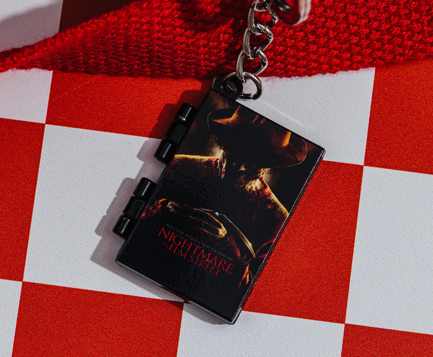 A Nightmare On Elm Street Movie Poster VHS Tape Keychain