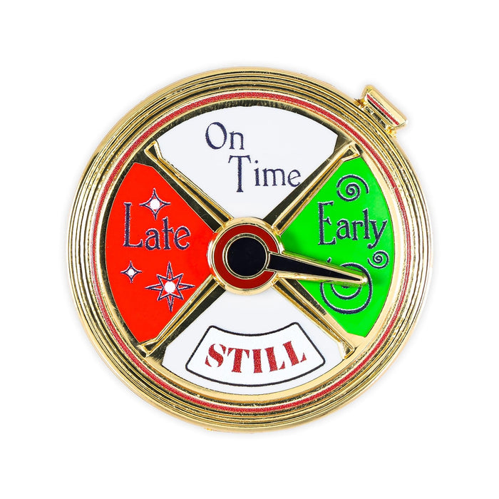 The Polar Express - Conductor's Stopwatch Spinning Enamel Pin
