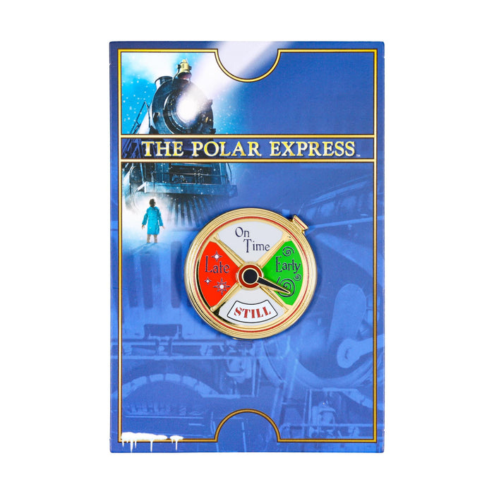 The Polar Express - Conductor's Stopwatch Spinning Enamel Pin