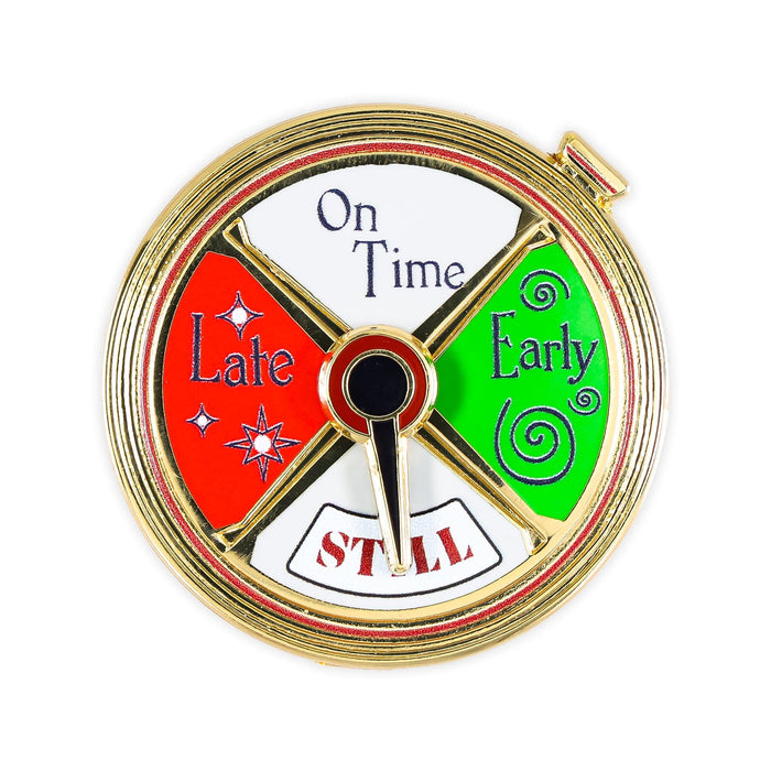 The Polar Express - Conductor's Stopwatch Spinning Enamel Pin