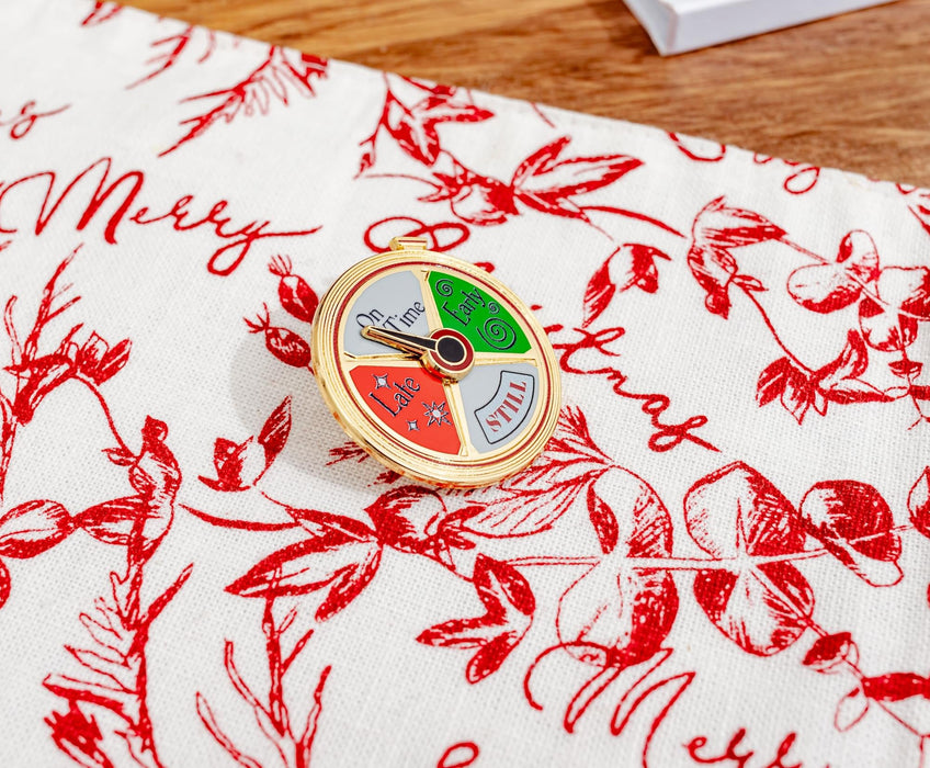 The Polar Express - Conductor's Stopwatch Spinning Enamel Pin