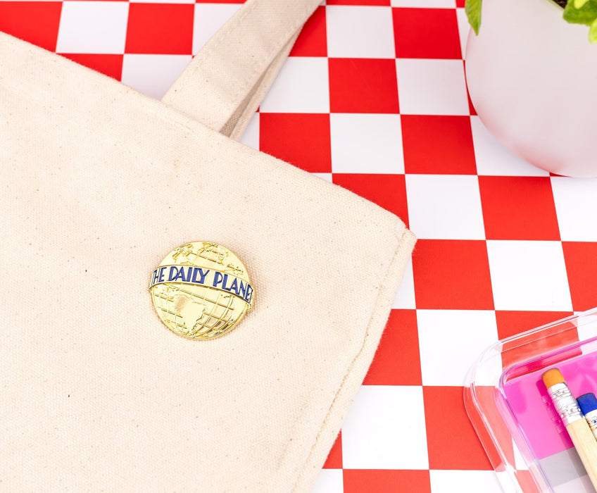 DC Studios Superman Daily Planet Gold Logo Enamel Pin