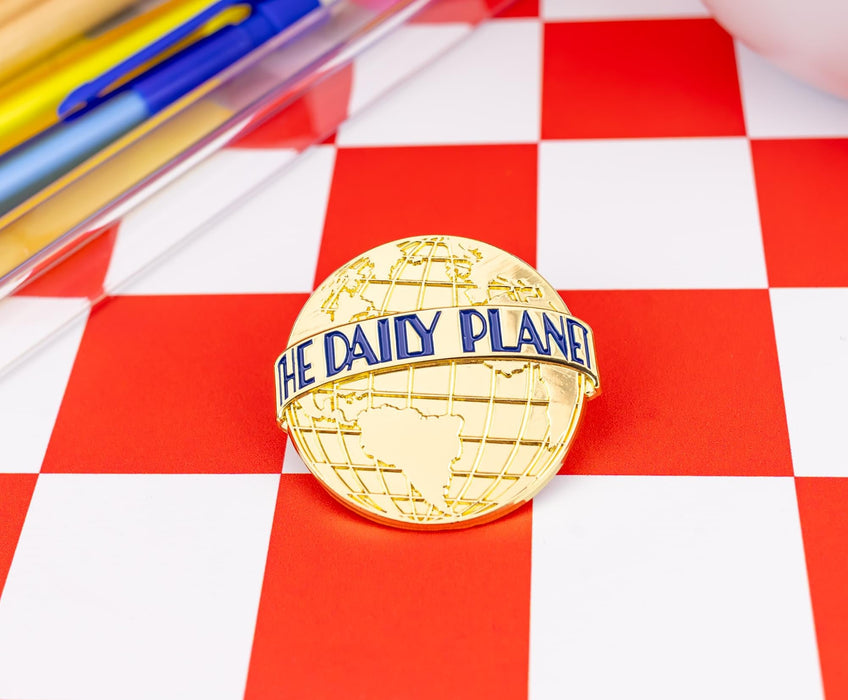 DC Studios Superman Daily Planet Gold Logo Enamel Pin