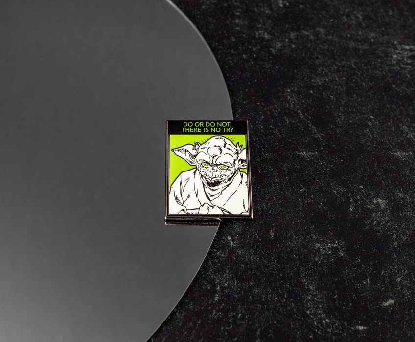 Star Wars Yoda English Enamel Pin