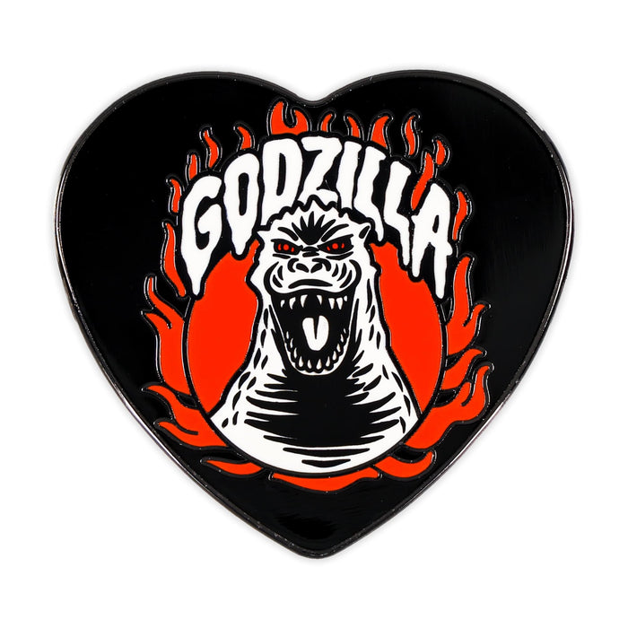 Godzilla - Heart-Shaped Enamel Pin