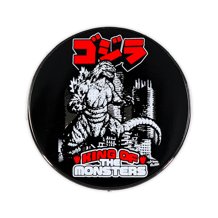 Godzilla - "King of the Monsters" Round Enamel Pin