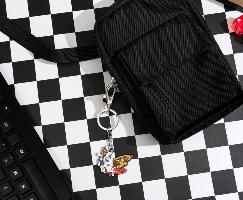 Godzilla - Mothra Enamel Charm Keychain