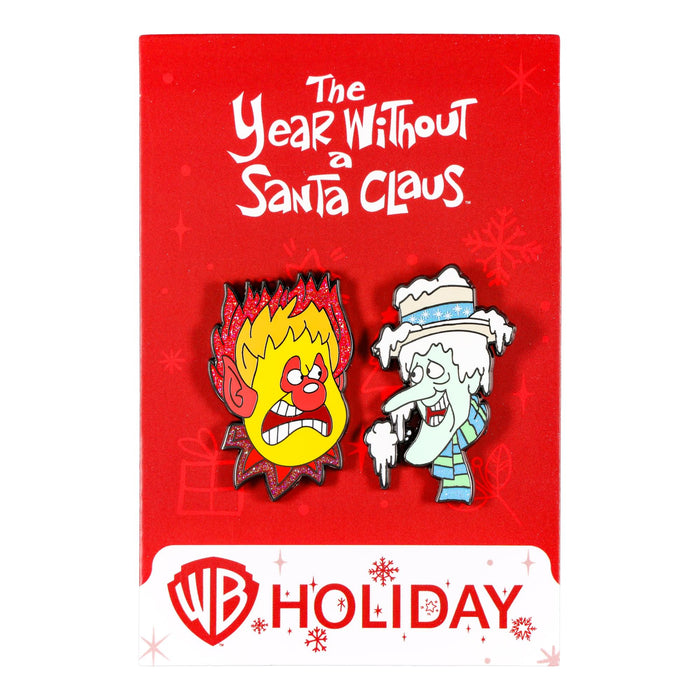 The Year Without a Santa Claus - Heat Miser and Snow Miser Enamel Pins | Set Of 2