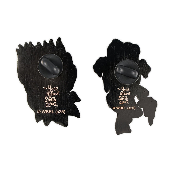 The Year Without a Santa Claus - Heat Miser and Snow Miser Enamel Pins | Set Of 2