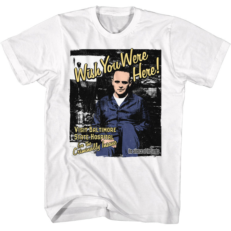 T-Shirt featuring design named The Silence of the Lambs - Wish You Were Here