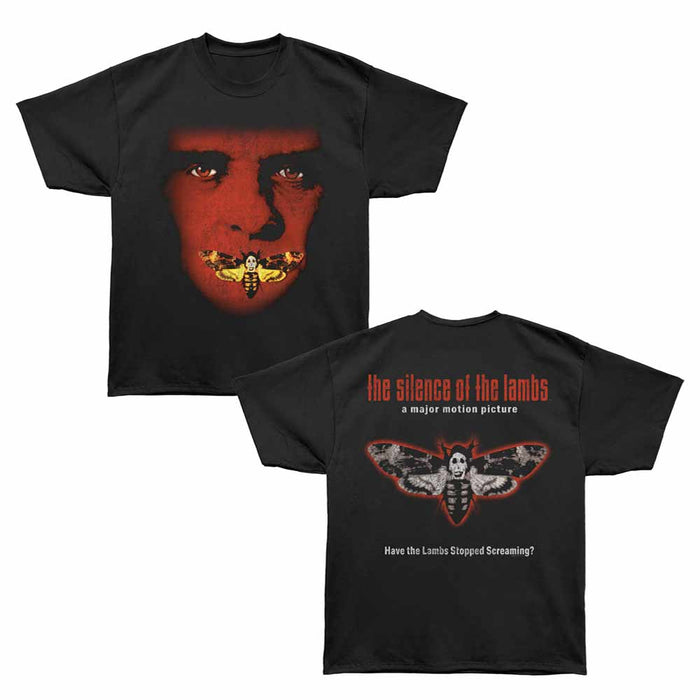The Silence of the Lambs - Face and Moth (Oversized) (Front & Back)