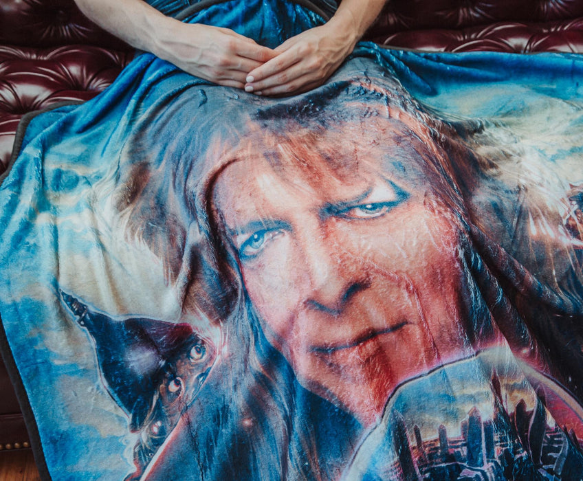 Labyrinth Movie Poster Fleece Throw Blanket | 45 x 60 Inches