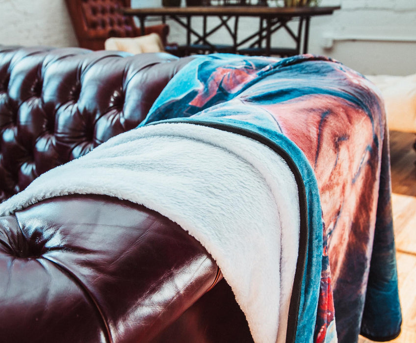 Labyrinth Movie Poster Fleece Throw Blanket | 45 x 60 Inches