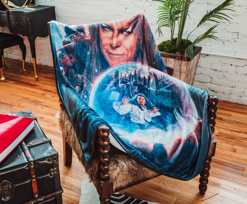 Labyrinth Movie Poster Fleece Throw Blanket | 45 x 60 Inches