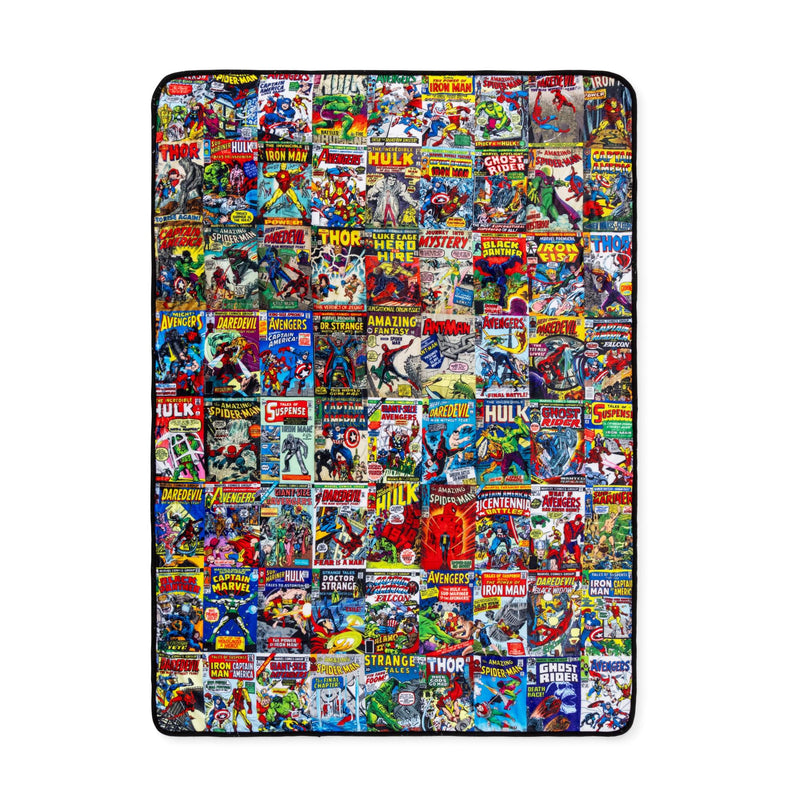 Marvel Comics Covers Fleece Throw Blanket | 45 x 60 Inches product image 1 of 9
