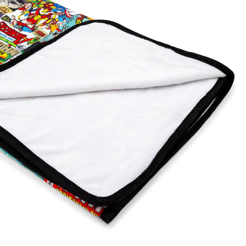 Marvel Comics Covers Fleece Throw Blanket | 45 x 60 Inches product image 3 of 9