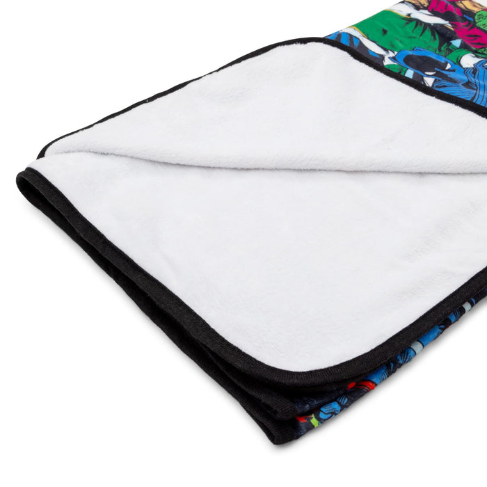 Marvel Comics Superheroes Fleece Throw Blanket | 45 x 60 Inches