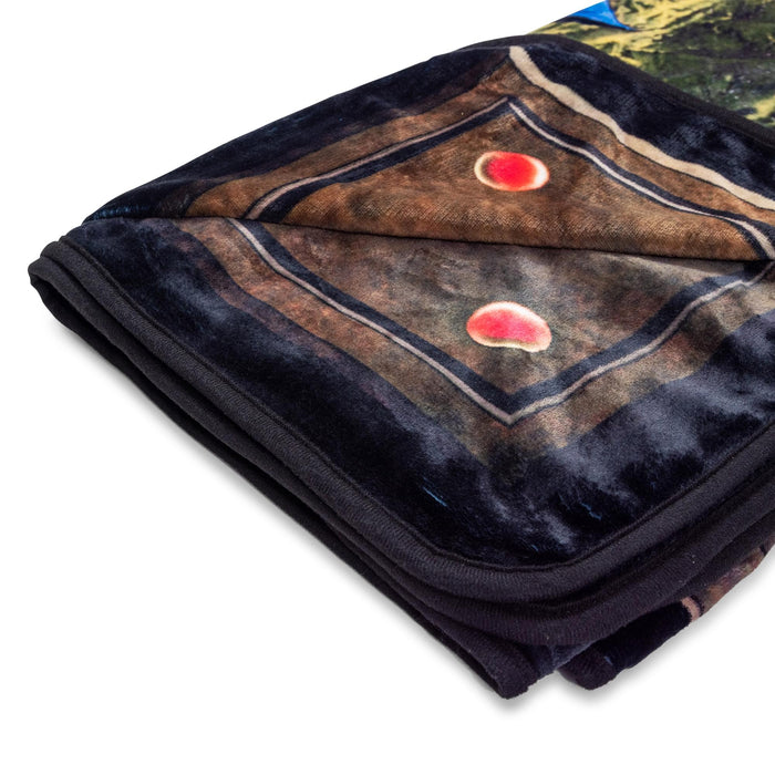 Magic: The Gathering - Black Lotus Card Double-Sided Fleece Throw Blanket | 45 x 60 Inches