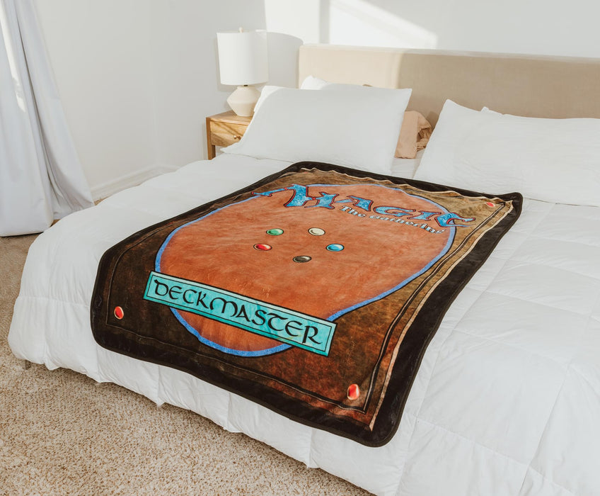 Magic: The Gathering - Black Lotus Card Double-Sided Fleece Throw Blanket | 45 x 60 Inches