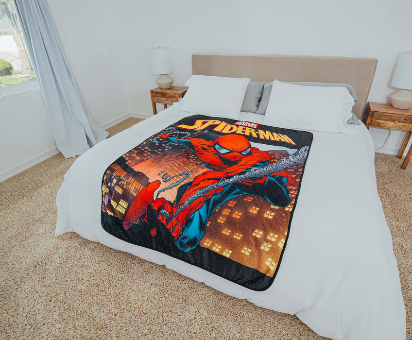 Marvel Comics Spider-Man: One More Day Fleece Throw Blanket | 45 x 60 Inches