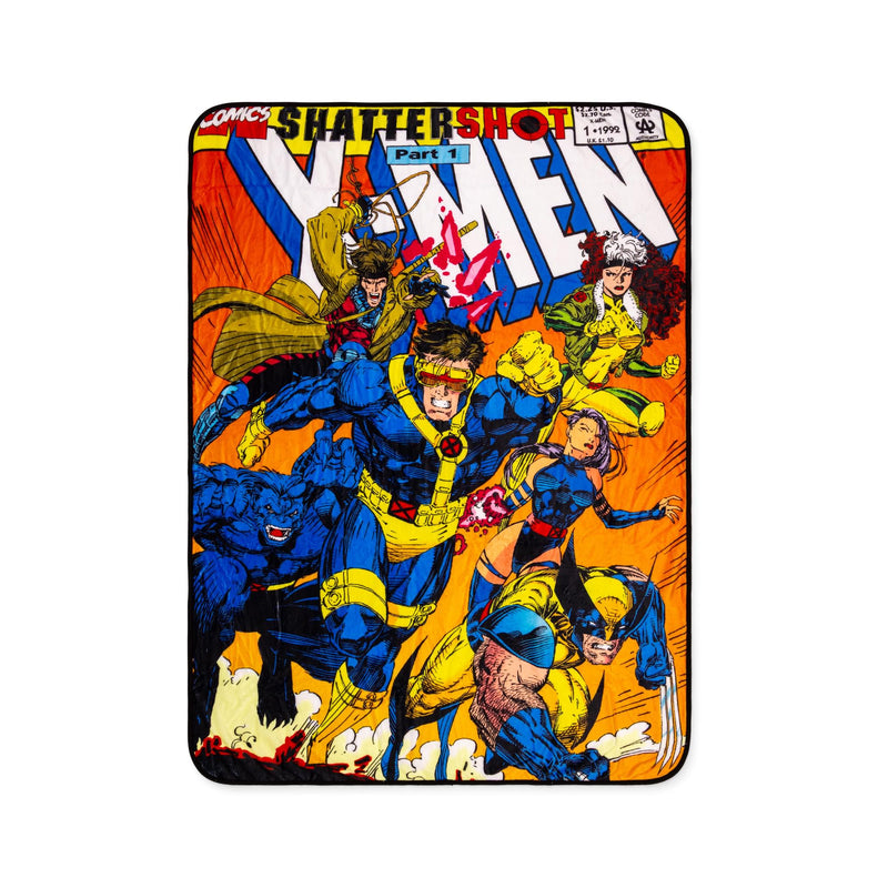 Marvel Comics X-Men Comic Book Cover Fleece Throw Blanket | 45 x 60 Inches product image 1 of 9