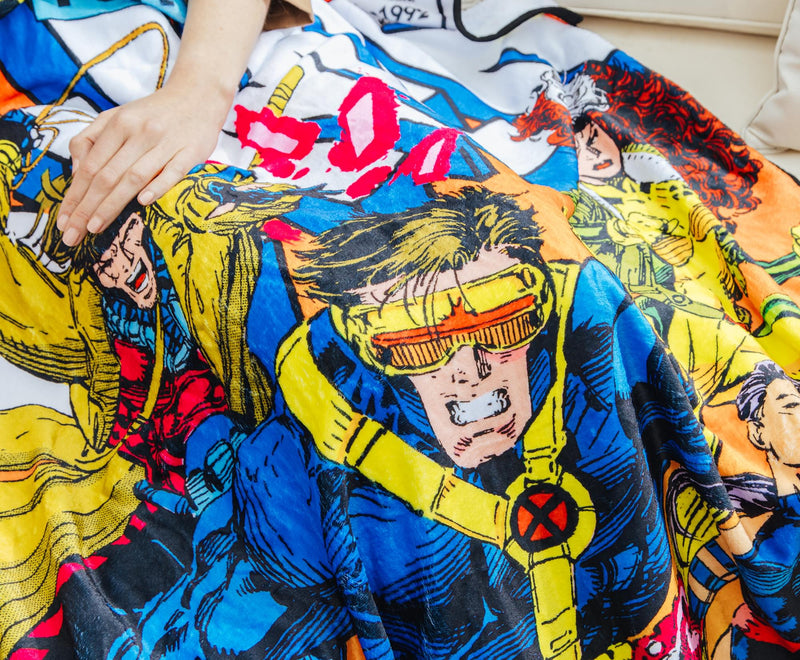 Marvel Comics X-Men Comic Book Cover Fleece Throw Blanket | 45 x 60 Inches product image 5 of 9