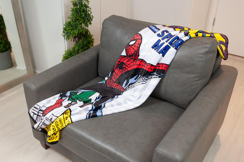 Marvel Spider-Man Amazing Fantasy No. 15 Fleece Throw Blanket | 60 x 45 Inches product image 6 of 7
