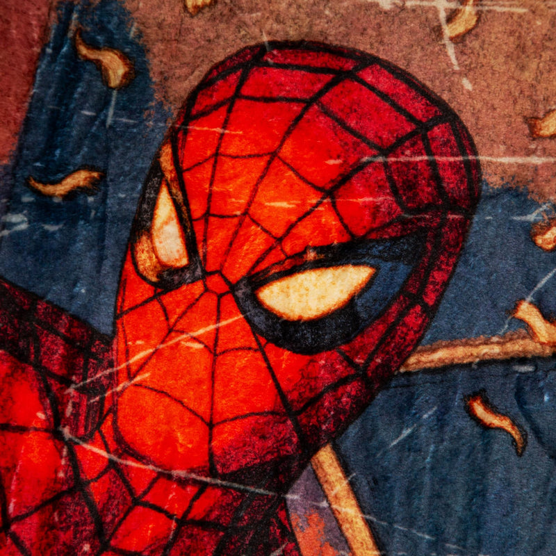 Marvel Comics Friendly Neighborhood Spider-Man Throw Blanket | 45 x 60 Inches product image 2 of 9