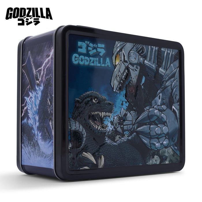 Godzilla Vs. Mechagodzilla - Retro Metal Lunchbox with Beverage Container