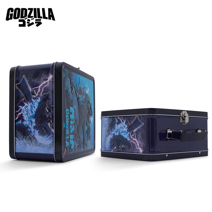 Godzilla Vs. Mechagodzilla - Retro Metal Lunchbox with Beverage Container