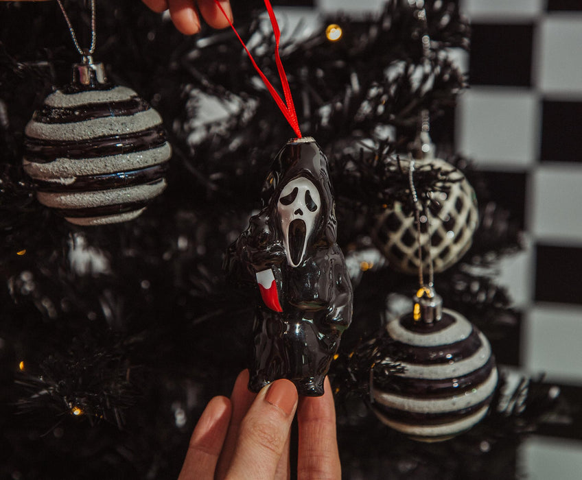 Scream Ghostface 4-Inch Shatterproof Decoupage Ornament