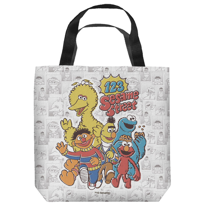 Sesame Street - 123 Sesame Street Tote Bag