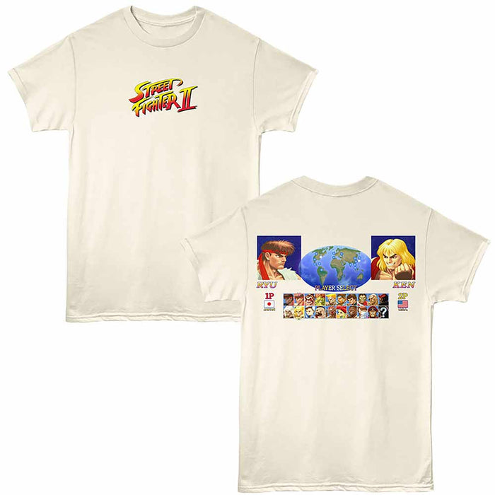 Street Fighter - SF II Player Select (Front & Back)