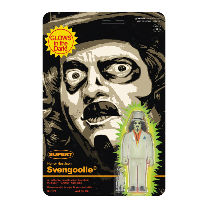 Svengoolie® Super7 3.75 Inch ReAction Figure (Monster Glow)