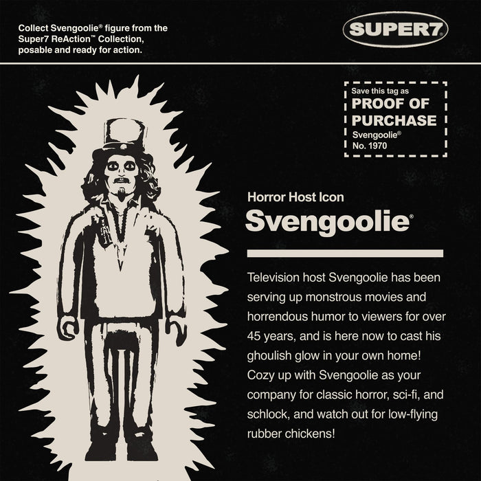 Svengoolie® Super7 3.75 Inch ReAction Figure (Monster Glow)